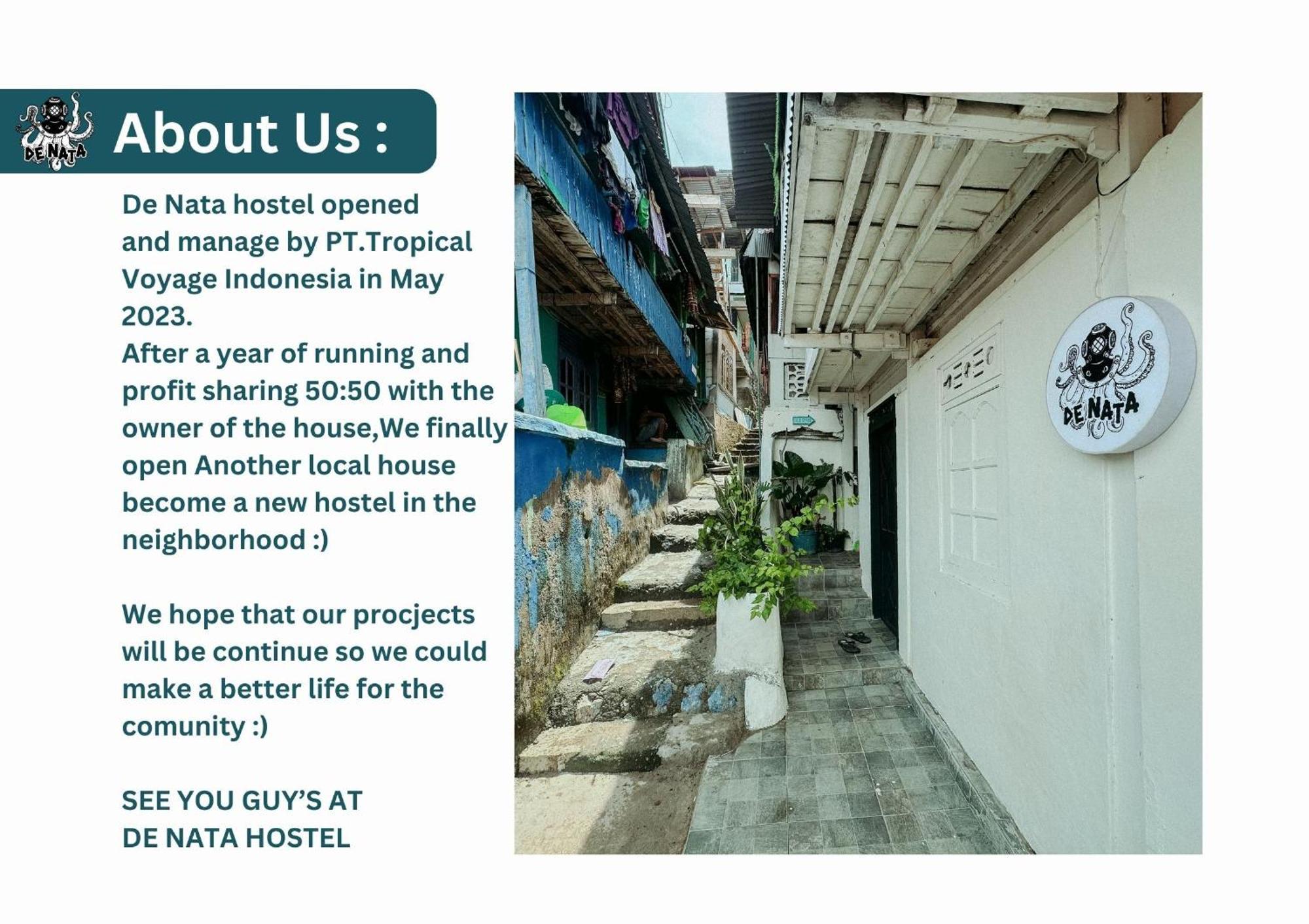 De Nata Hostel Лабуан Баджо Екстериор снимка